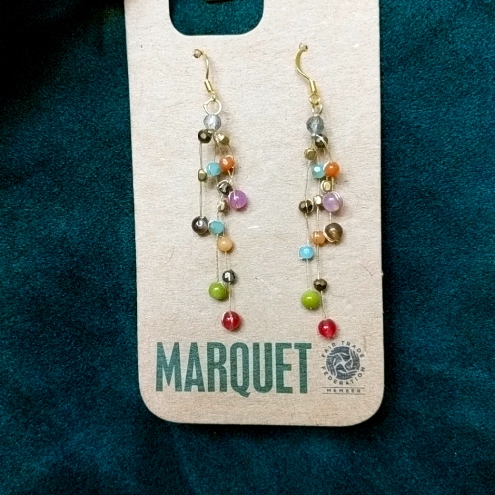 Marquet Multicolored Beaded Earrings